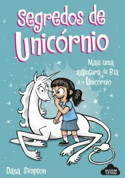 Nuvem De Letras Bia e o Unicórnio - Segredos de Unicórnio de Dana Simpson N.º 10^ Banda Desenhada E Novelas Gráficas