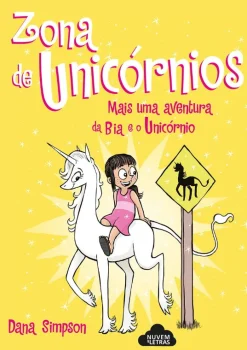 Nuvem De Letras Bia e o Unicórnio - Zona de Unicórnios de Dana Simpson - N.º 5^ Literatura Infantil