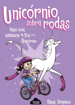 Nuvem De Letras Bia e o Unicórnio Nº 2 - Unicórnio Sobre Rodas de Dana Simpson^ Banda Desenhada E Novelas Gráficas