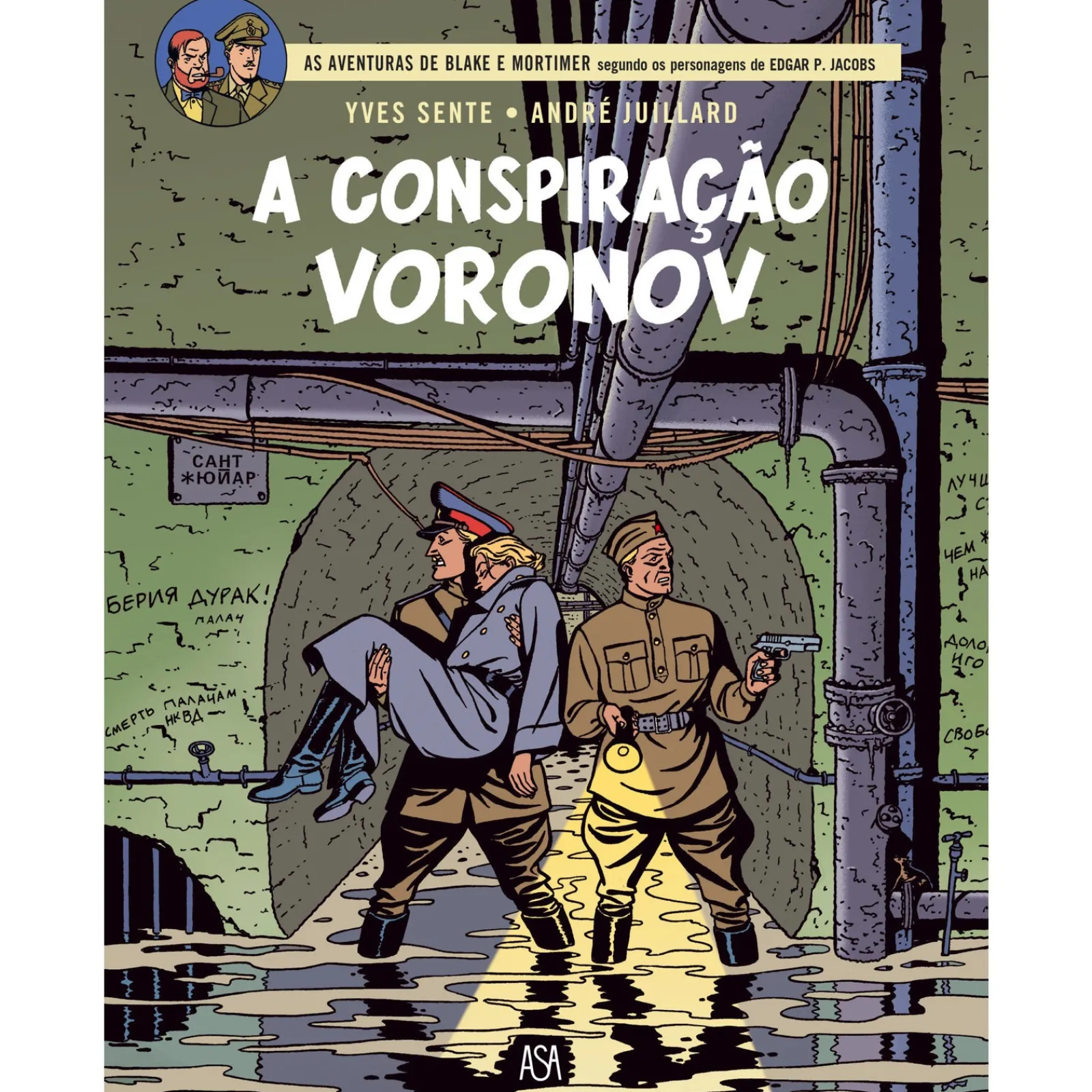 Asa Blake e Mortimer Nº 14 - A Conspiração Voronov de Yves Sente e André Juillard^ Banda Desenhada E Novelas Gráficas