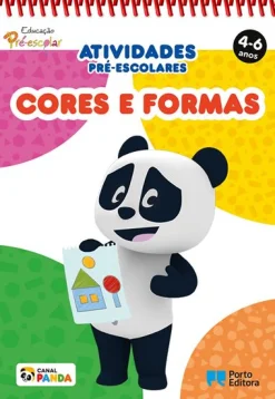 Porto Editora Bloco de Atividades Pré-Escolares Panda: Cores e Formas - 4-6 Anos^ Pré-Escolar