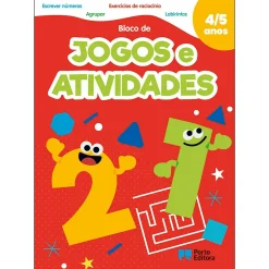 Porto Editora Bloco de Jogos e Atividades - 4/5 Anos^ Pré-Escolar