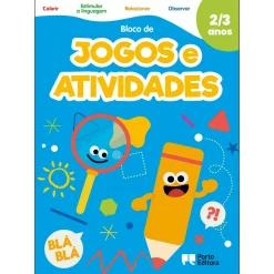 Porto Editora Bloco de Jogos e Atividades - 2/3 Anos^ Pré-Escolar