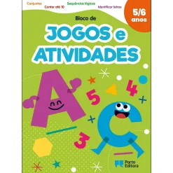 Porto Editora Bloco de Jogos e Atividades - 5/6 Anos^ Pré-Escolar