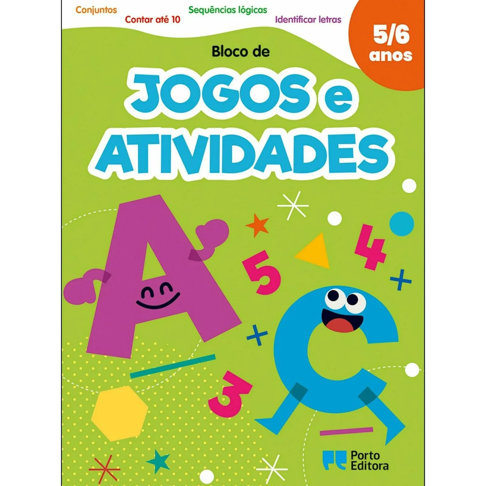 Porto Editora Bloco de Jogos e Atividades - 5/6 Anos^ Pré-Escolar