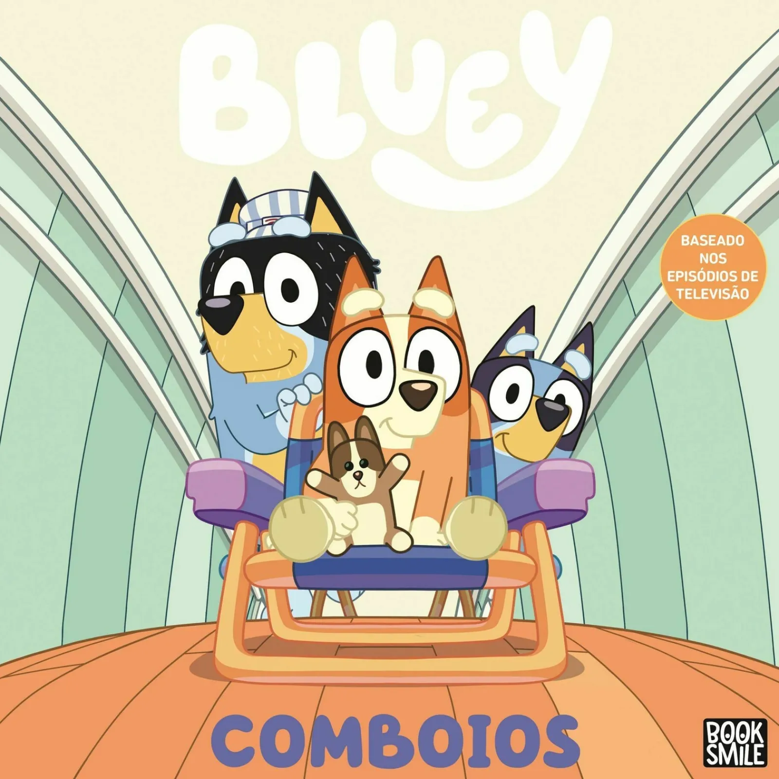 Booksmile Bluey - Comboios^ Coleções Infantis