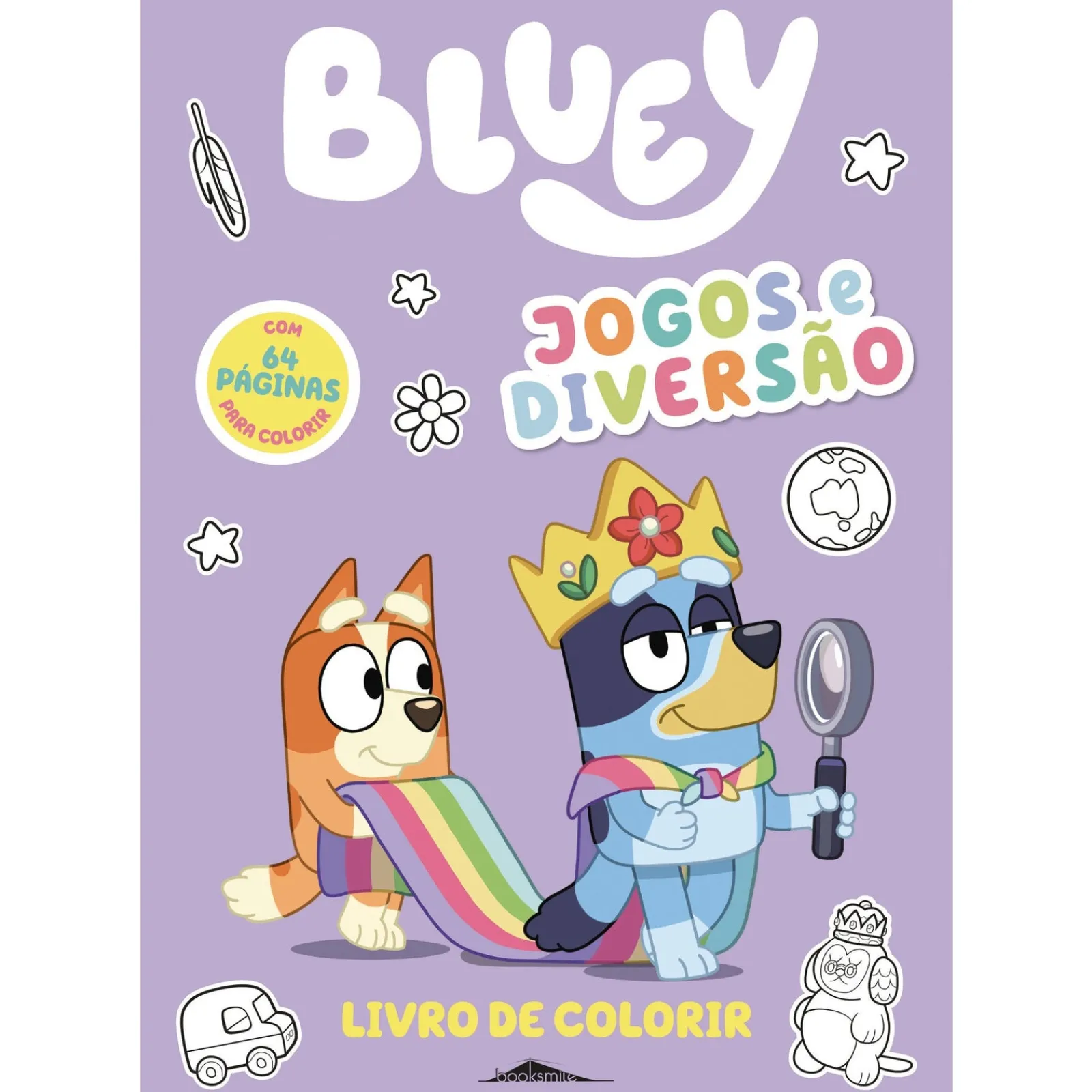 Booksmile Bluey - Jogos e Diversão - Bluey^ Coleções Infantis