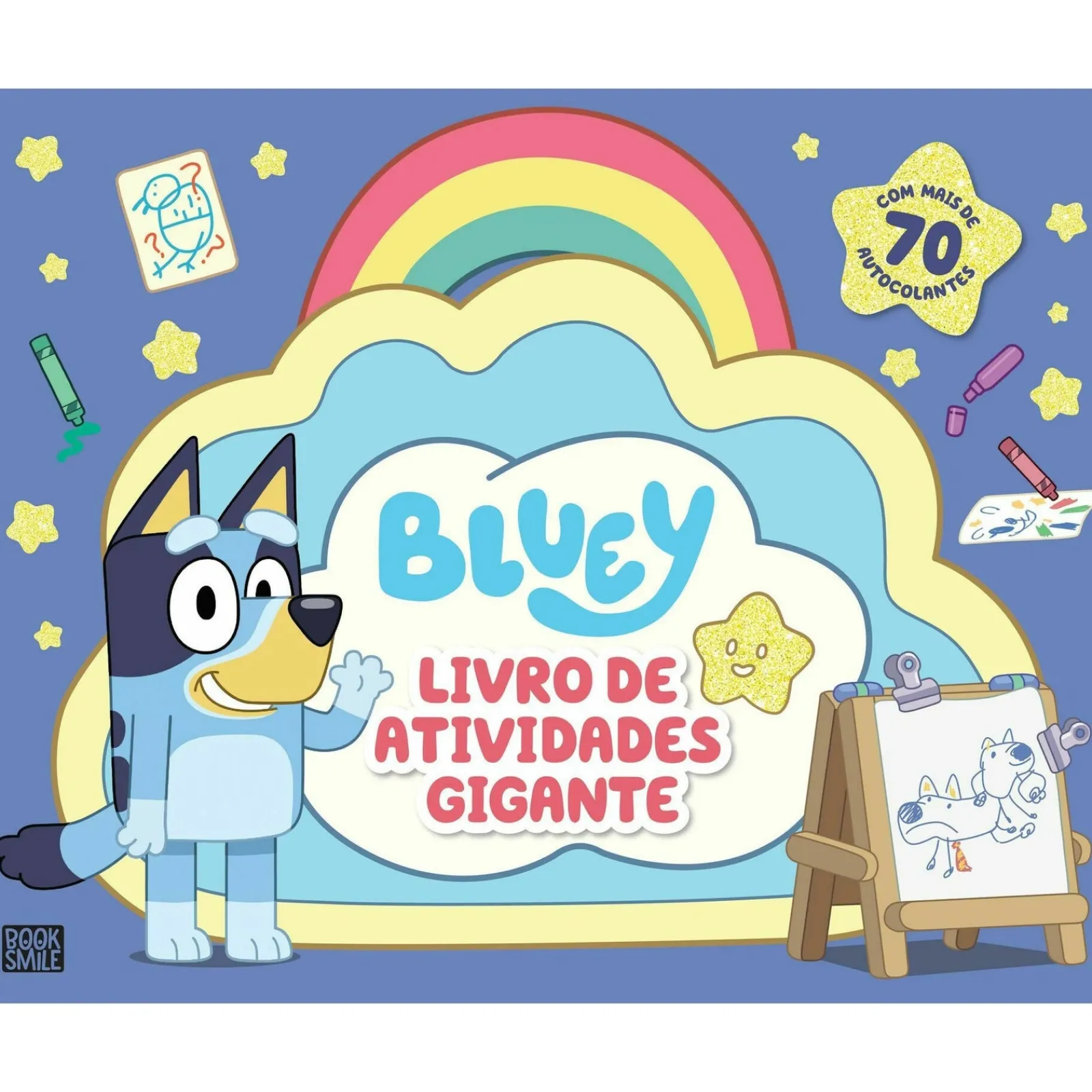 Booksmile Bluey: Livro de Atividades Gigante^ Atividades
