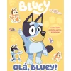 Booksmile Bluey: Olá, Bluey!: Livro com Autocolantes^ Atividades