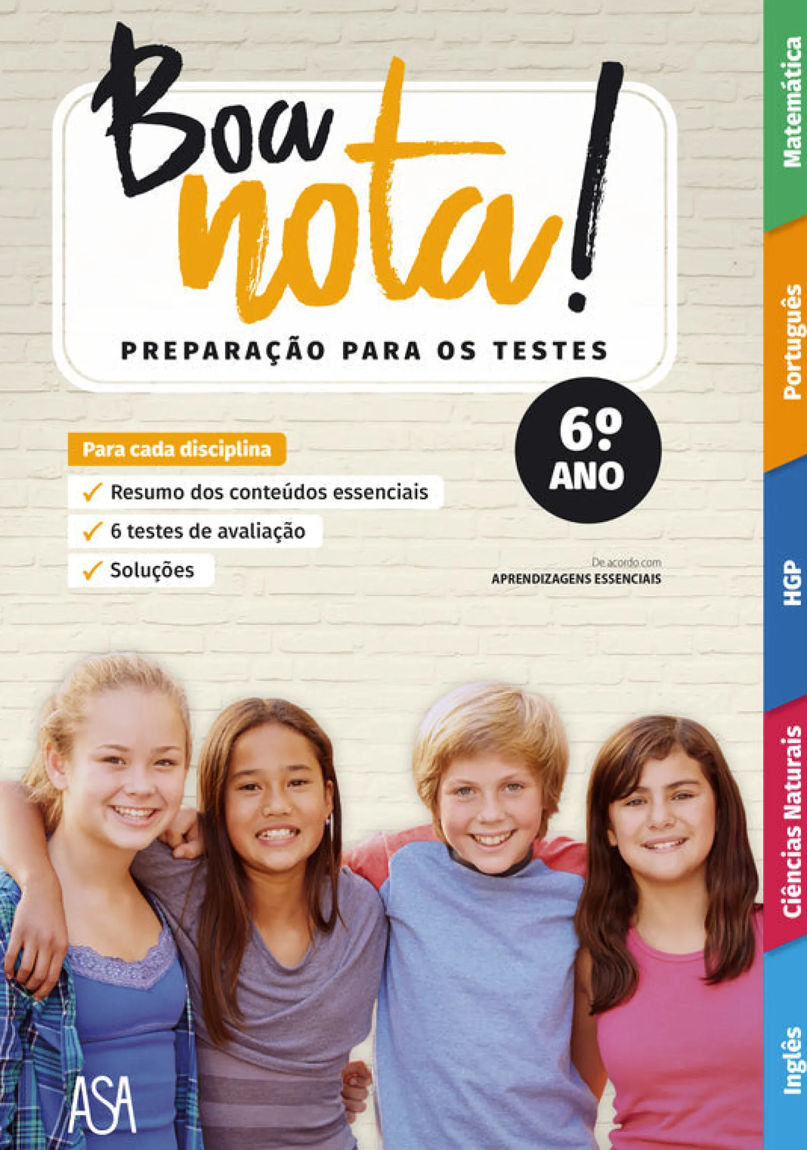 Edições Asa Boa Nota! Preparação para os Testes - 6.º Ano^ 2º Ciclo