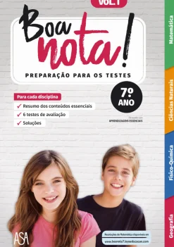 Asa Boa Nota! Preparação para os Testes - 7º Ano (volume 1)^ 3º Ciclo