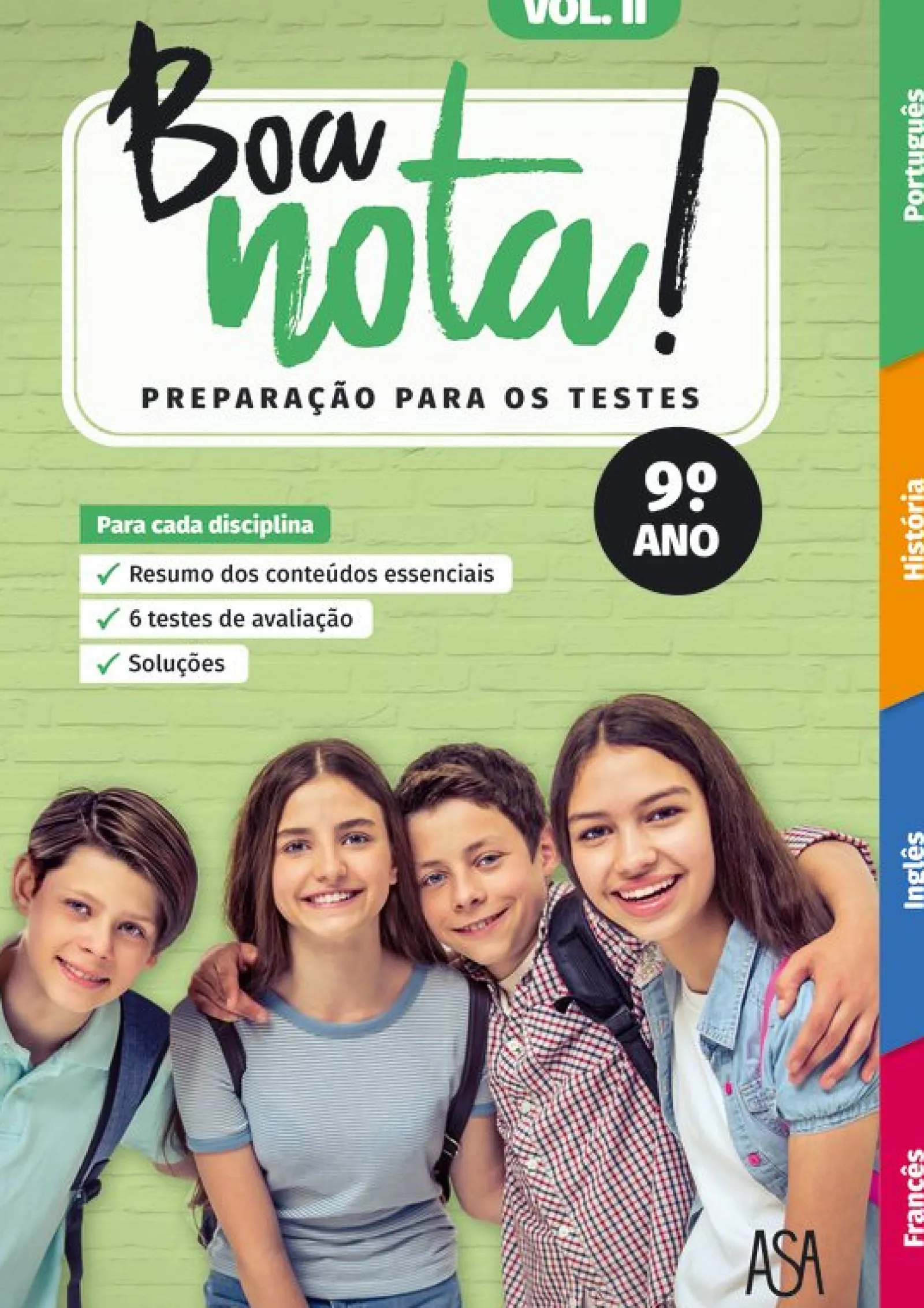 Asa Boa Nota! Preparação para os Testes - 9º Ano (volume 2)^ 3º Ciclo