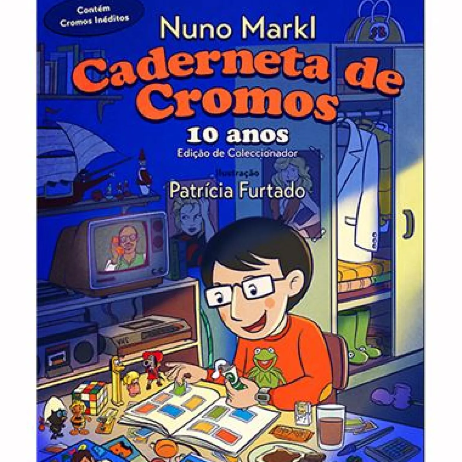 Objectiva Caderneta de Cromos - 10 Anos de Nuno Markl - Edição de Coleccionador^ Humor