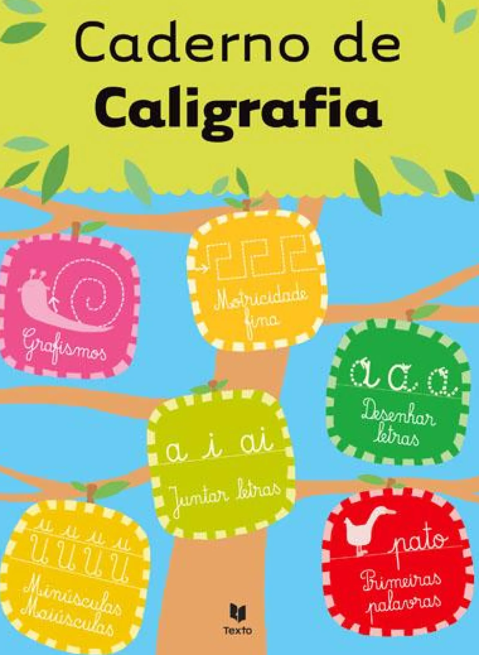 Texto Editora Caderno de Caligrafia de Manuel J. E. Santo Ferrão^ 1º Ciclo