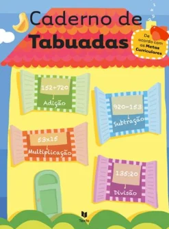 Texto Editores Caderno de Tabuada 3.º e 4.º Anos de Manuel Ferrão e Marta Teixeira^ 1º Ciclo