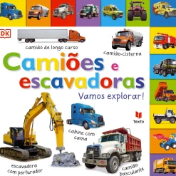Texto Editora Camiões e Escavadoras – Vamos Explorar! de Dorling Kindersley^ Atividades