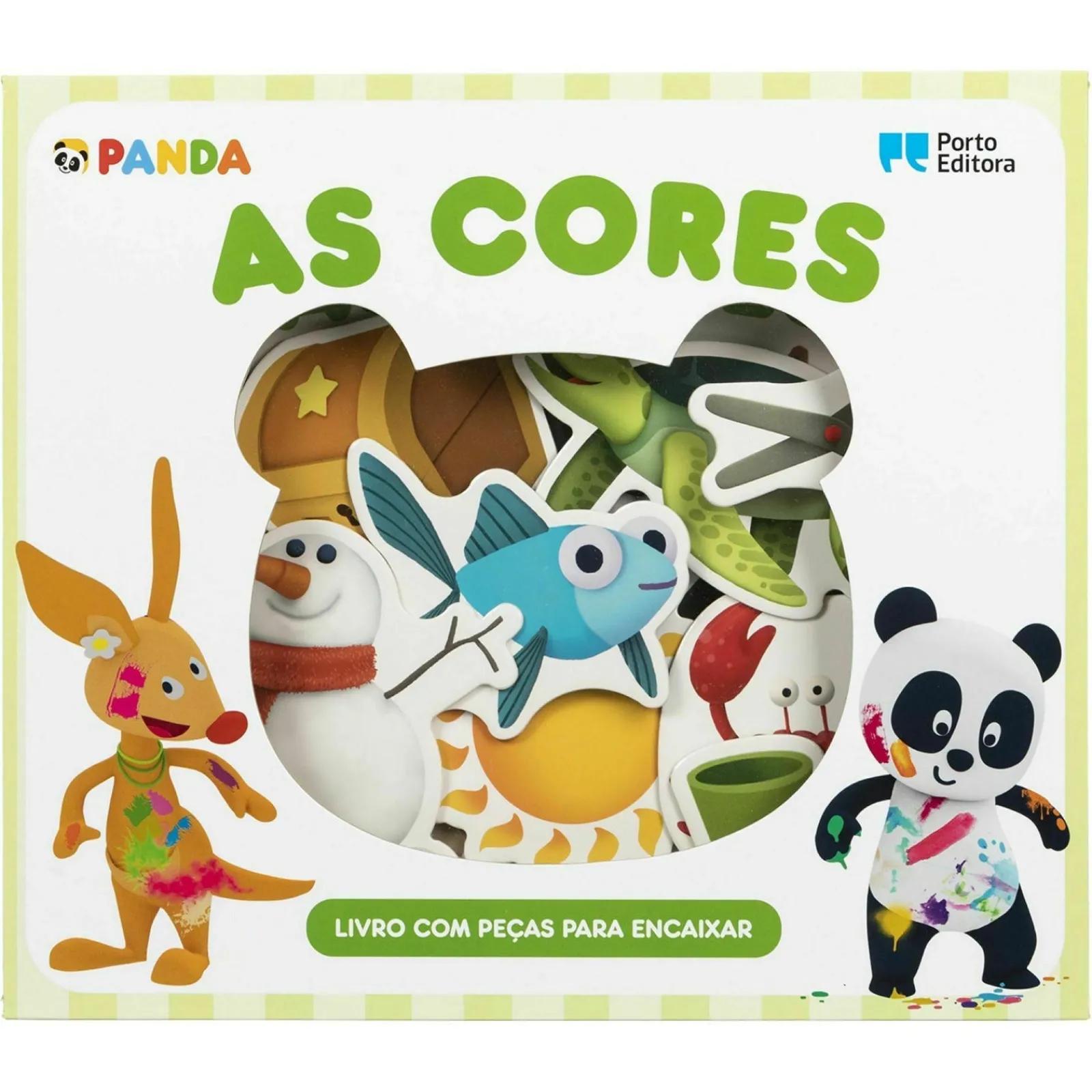 Porto Editora Canal Panda - as Cores - Livro com Peças para Encaixar^ Atividades
