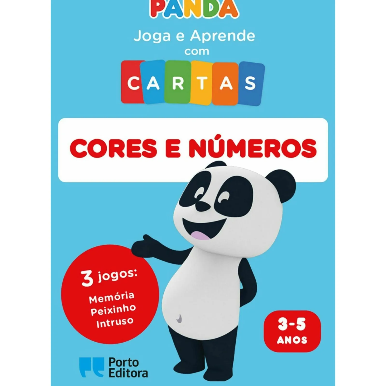 Porto Editora Canal Panda - Joga e Aprende com Cartas - Cores e Números^ Pré-Escolar