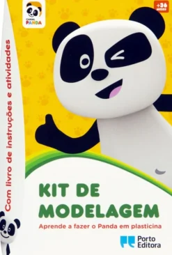 Porto Editora Canal Panda - Kit de Modelagem - Aprende a Fazer o Panda em Plasticina^ Atividades