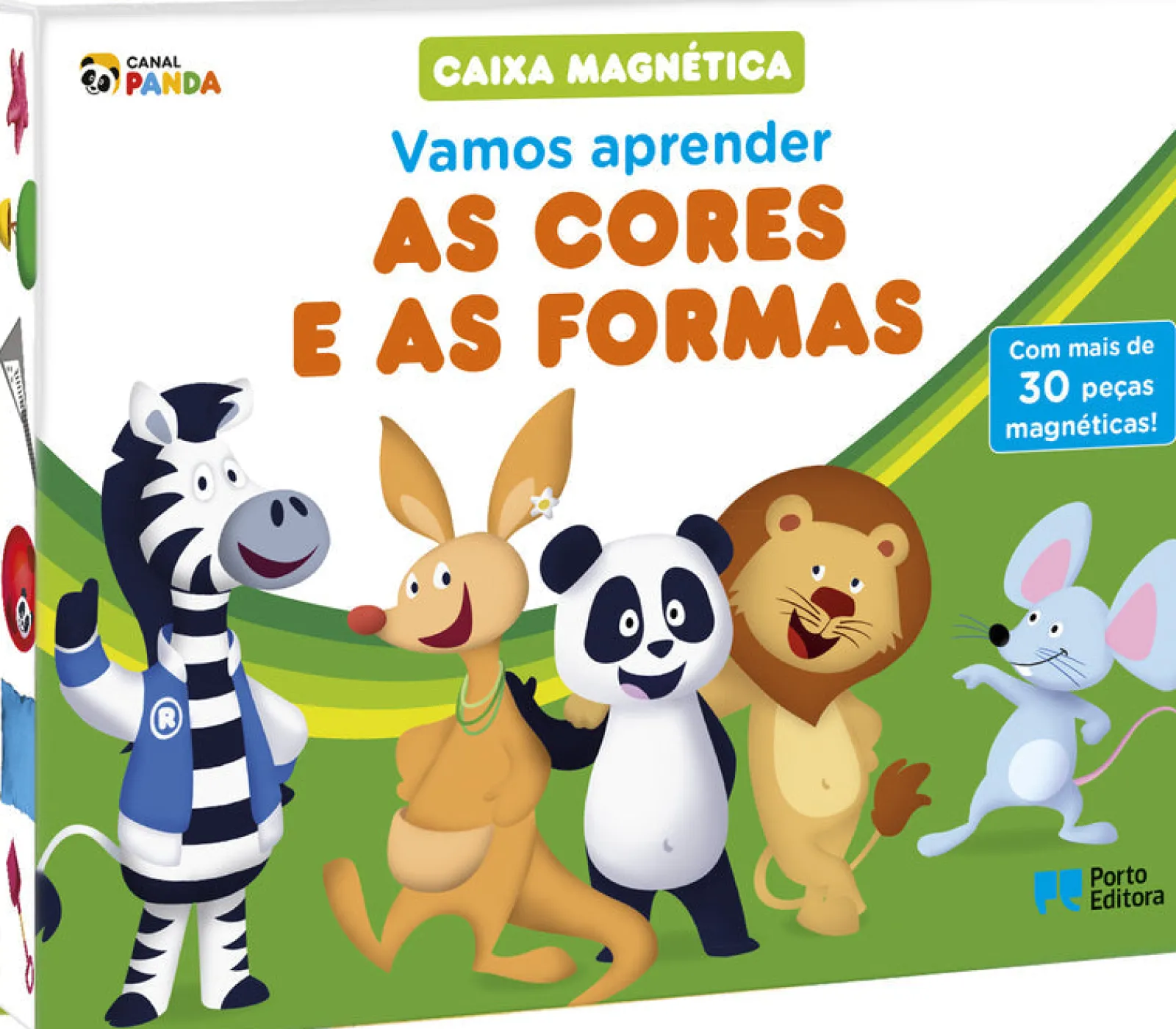 Porto Editora Canal Panda - Vamos Aprender as Cores e as Formas Caixa Magnética^ Literatura Infantil