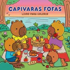 Porto Editora Capivaras Fofas - Livro de Colorir^ Tempos Livres