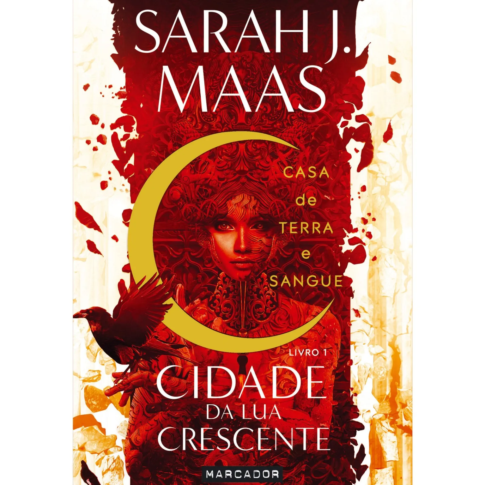 Marcador Casa de Terra e Sangue - Cidade da Lua Crescente 1 de Sarah J. Maas de Sarah J. Maas^ Fantástico