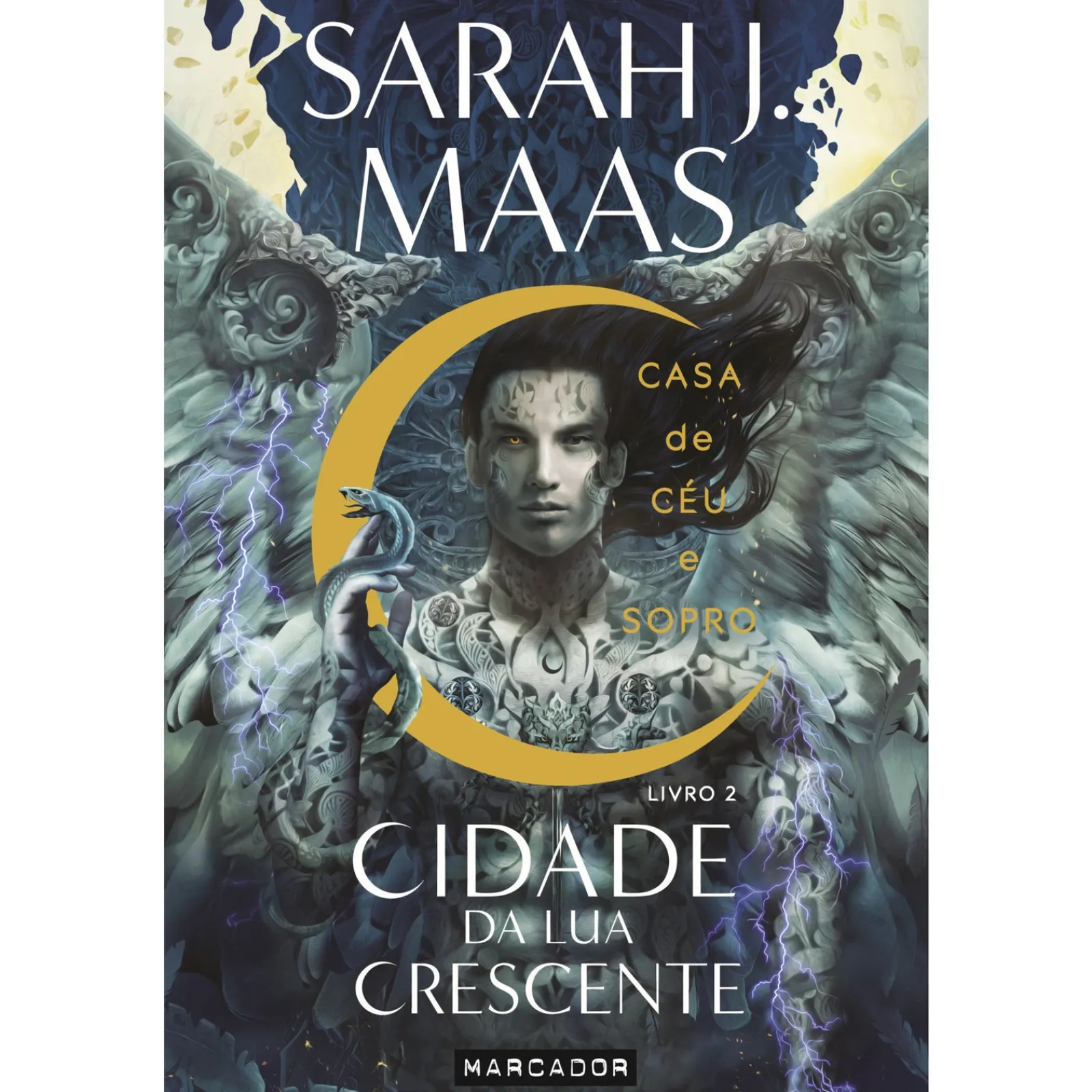 Marcador Cidade da Lua Crescente - Livro 2: Casa de Céu e Sopro de Sarah J. Maas^ Fantástico