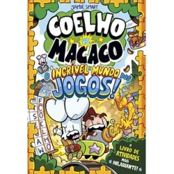Porto Editora Coelho Vs. Macaco - O Incrível Mundo dos Jogos de Jamie Smart^ Literatura Juvenil