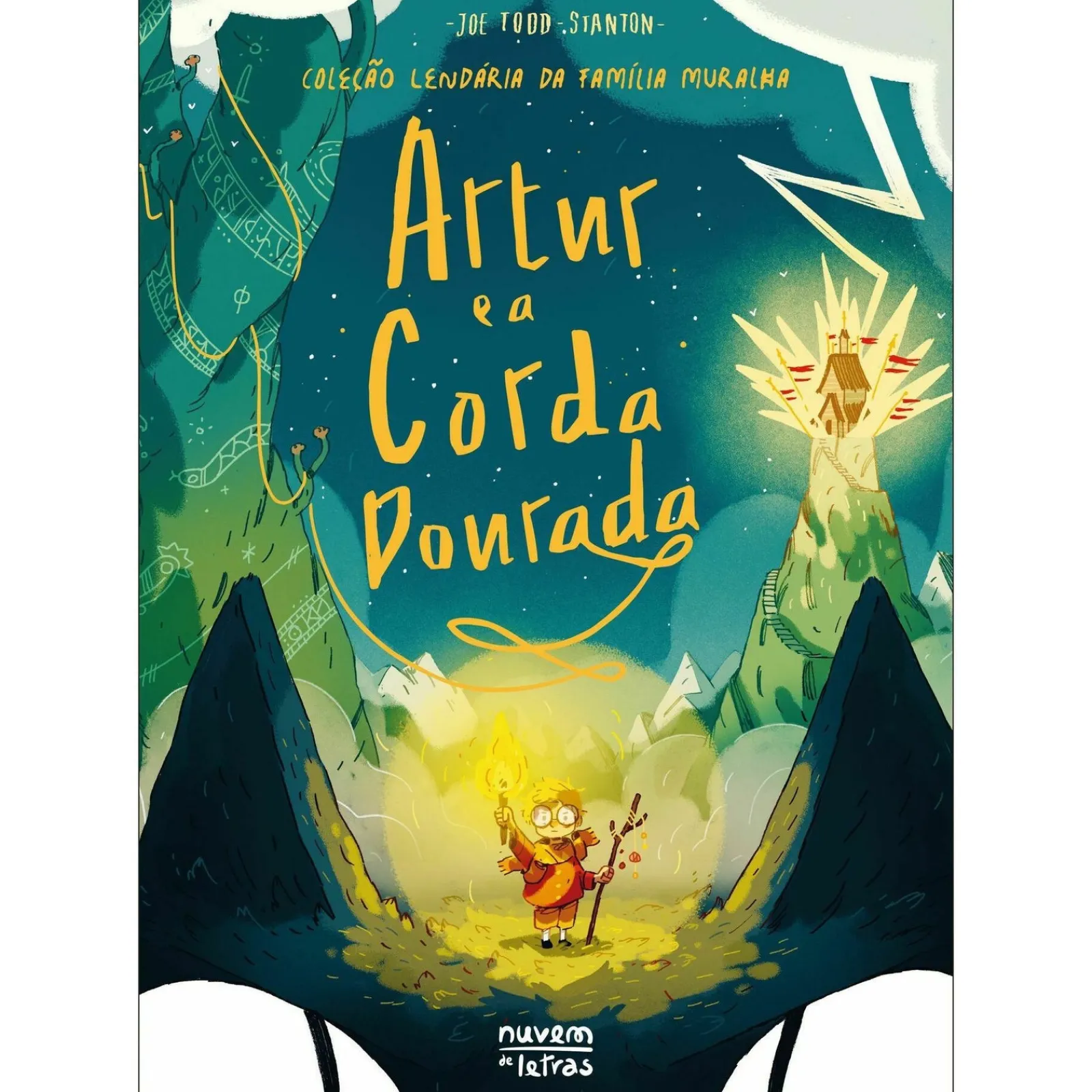 Nuvem De Letras Coleção Lendária da Família Muralha - Artur e a Corda Dourada de Joe Todd-Stanton^ Literatura Infantil