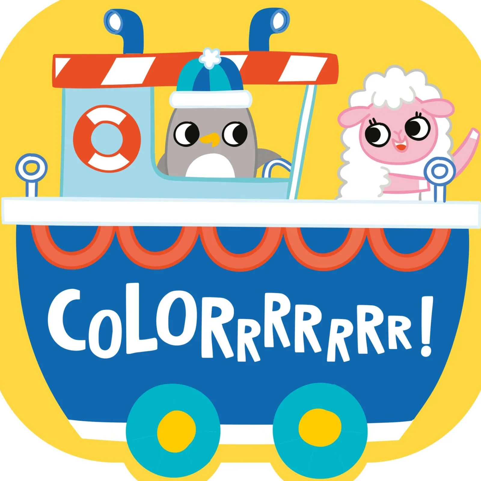 Yoyo Colorrrr! Barco - Amarelo - COLORRRR!^ Atividades