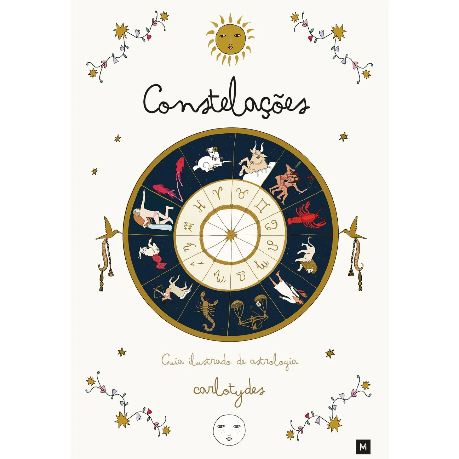 Marcador Constelações de Carlota Santos - Guia Ilustrado de Astrologia^ Espiritualidade