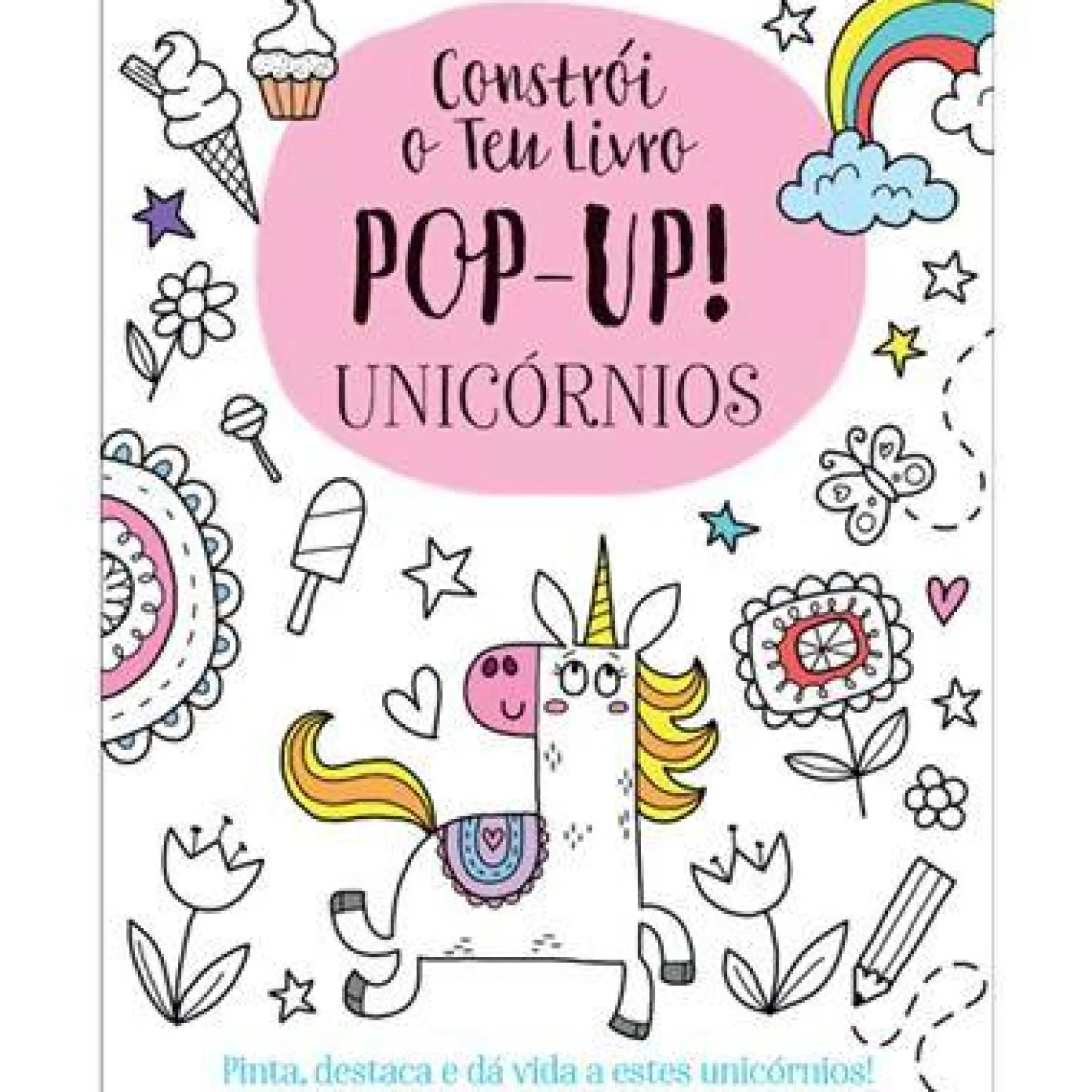 Booksmile Constrói o Teu Livro Pop-up! de Elizabeth Golding - Unicórnios^ Atividades