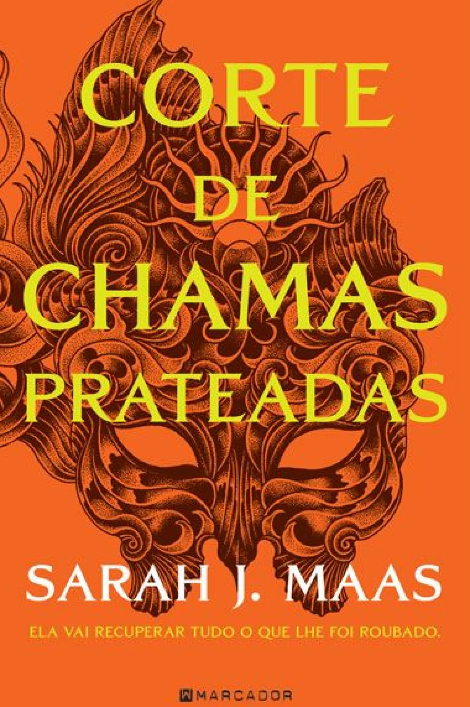 Marcador Corte de Chamas Prateadas de Sarah J. Maas - Acotar Livro 4^ Fantástico