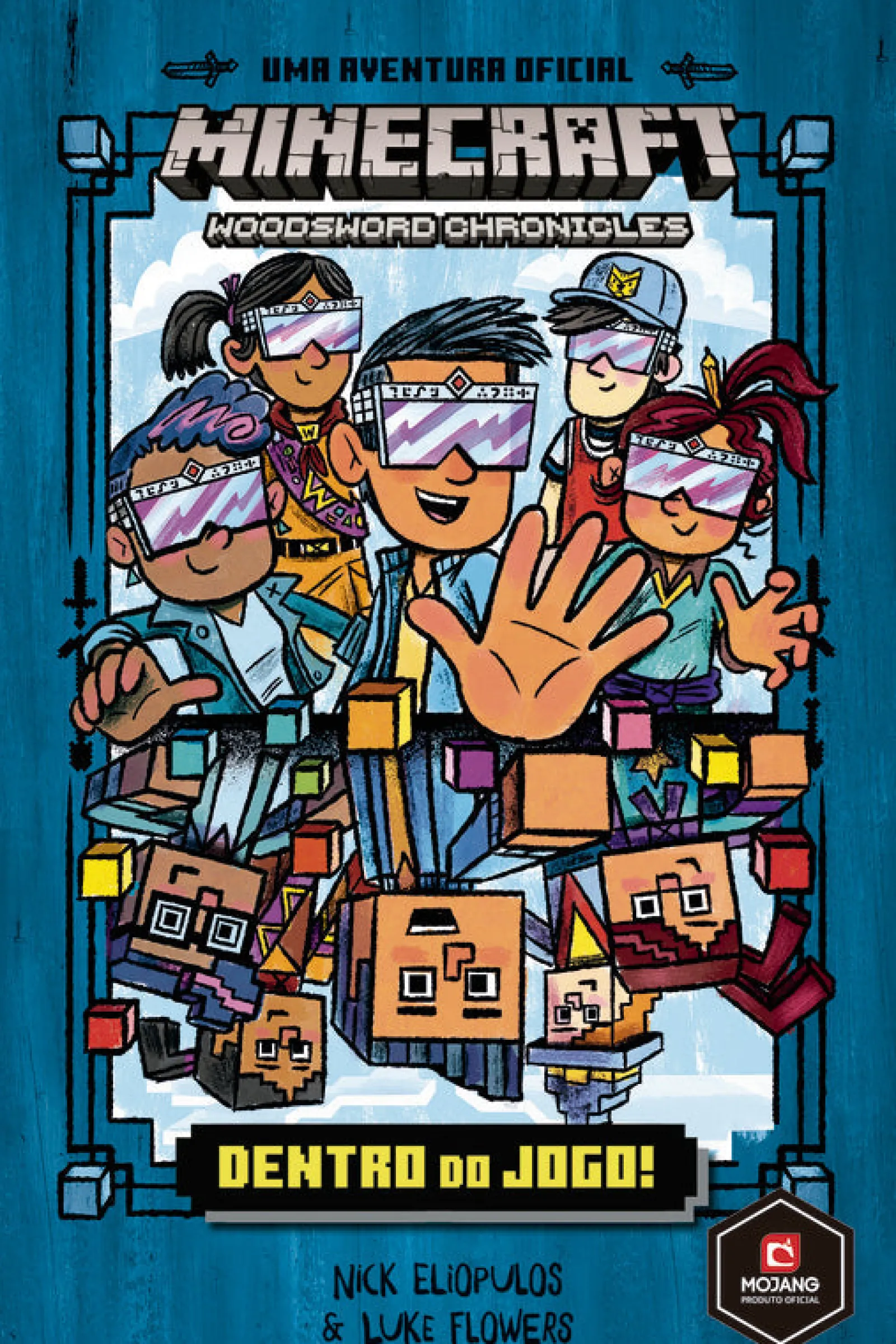 Booksmile Dentro do Jogo! de Nick Eliopulos e Luke Flowers Minecraft N.º 1^ Coleções Juvenis