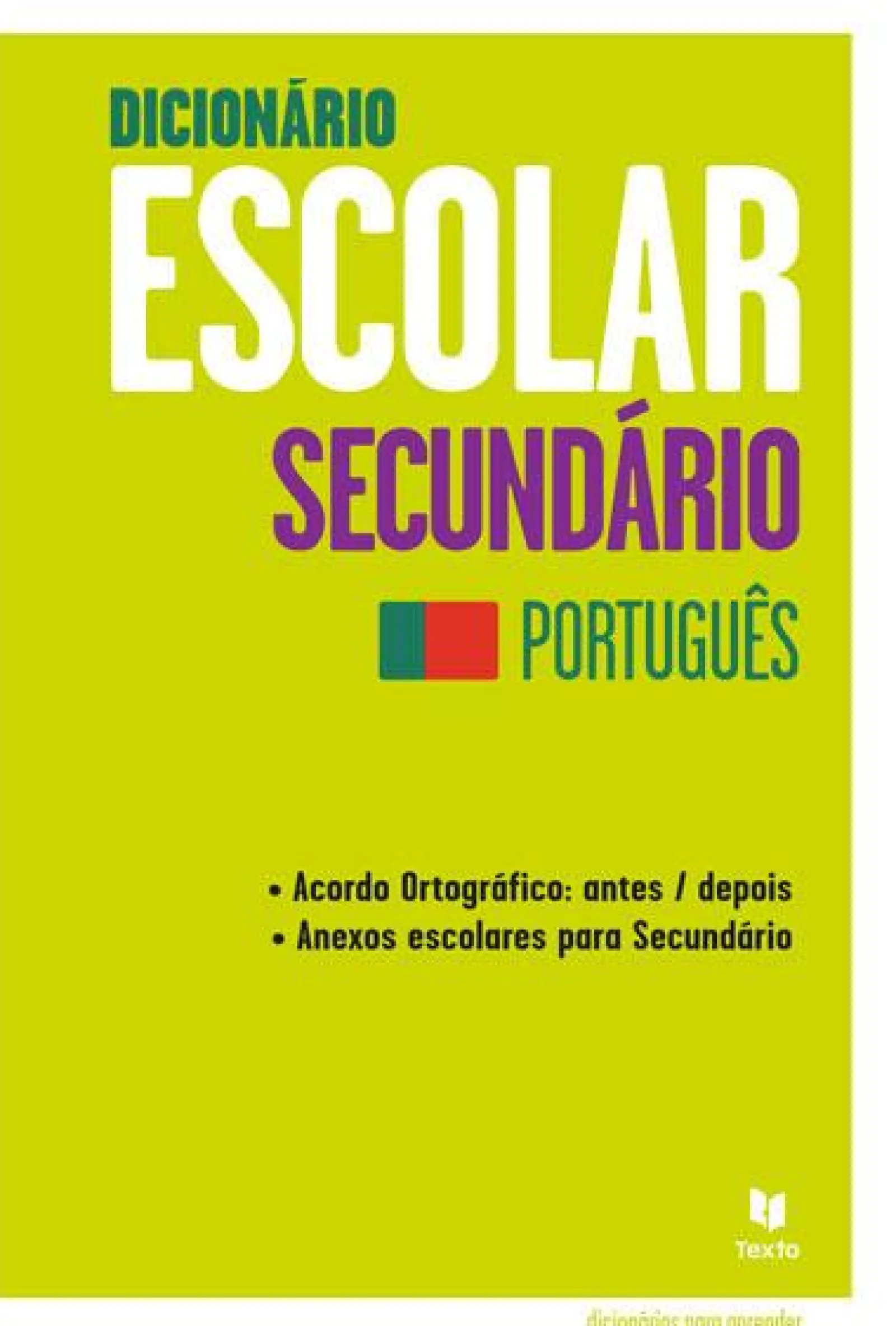 Texto Editores Dicionário Ensino Secundário Português^ Dicionários E Gramáticas