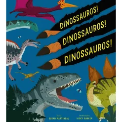 Booksmile Dinossauros! Dinossauros! Dinossauros! de Susan Martineau^ Conhecimento