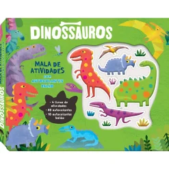 Jacaranda DINOSSAUROS: MALA de ATIVIDADES com AUTOCOLANTES BALÃO de MALA^ Atividades