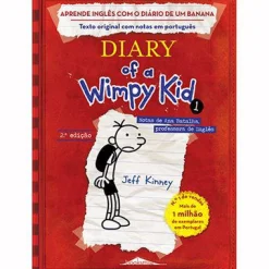 Booksmile Diário de um Banana 1: Aprende Inglês de Jeff Kinney - (2ª Edição)^ Coleções Juvenis