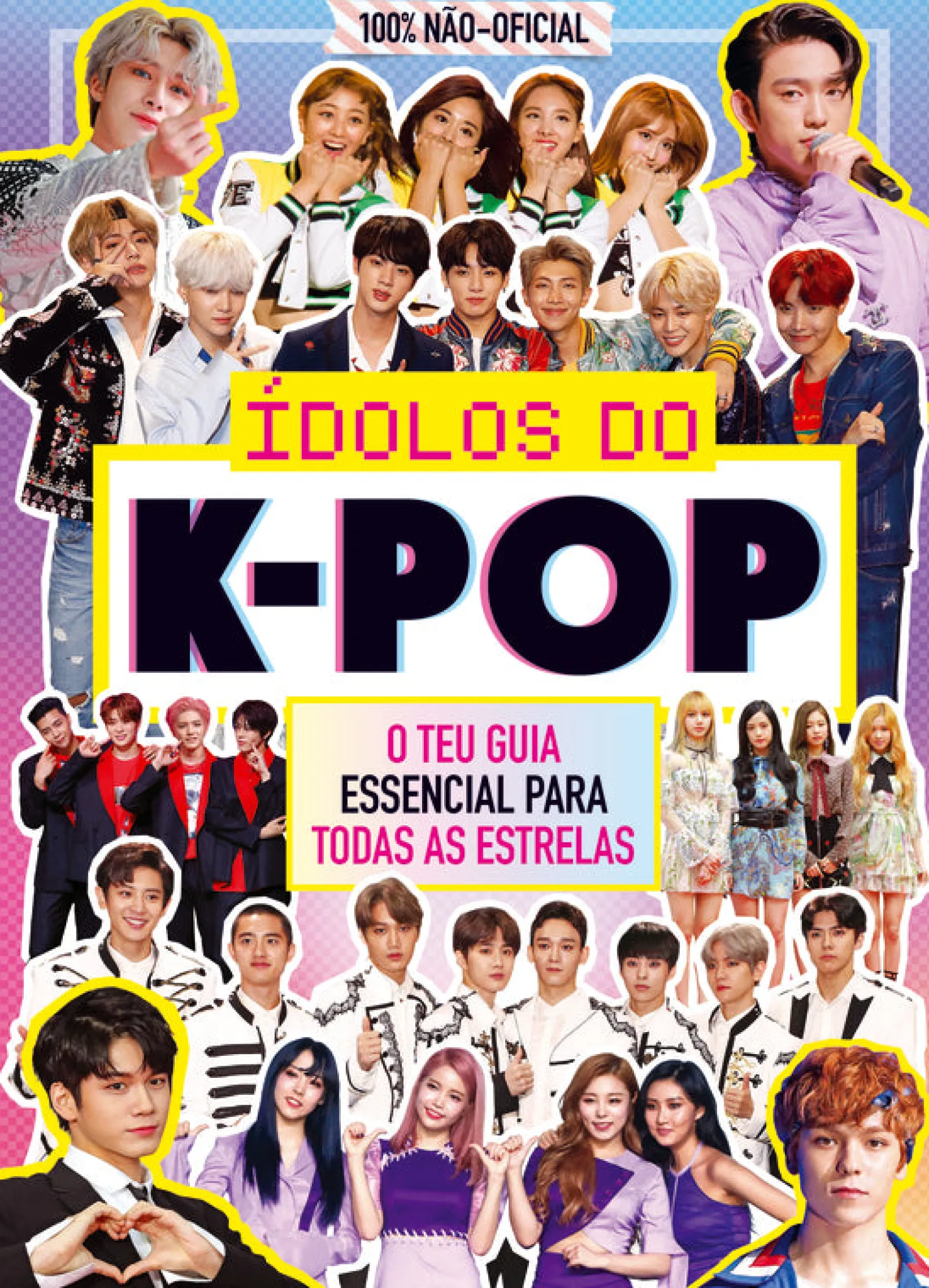 Booksmile Ídolos do K-POP de Malcolm Mackenzie - O Teu Guia Essencial para Todas as Estrelas^ Literatura Juvenil