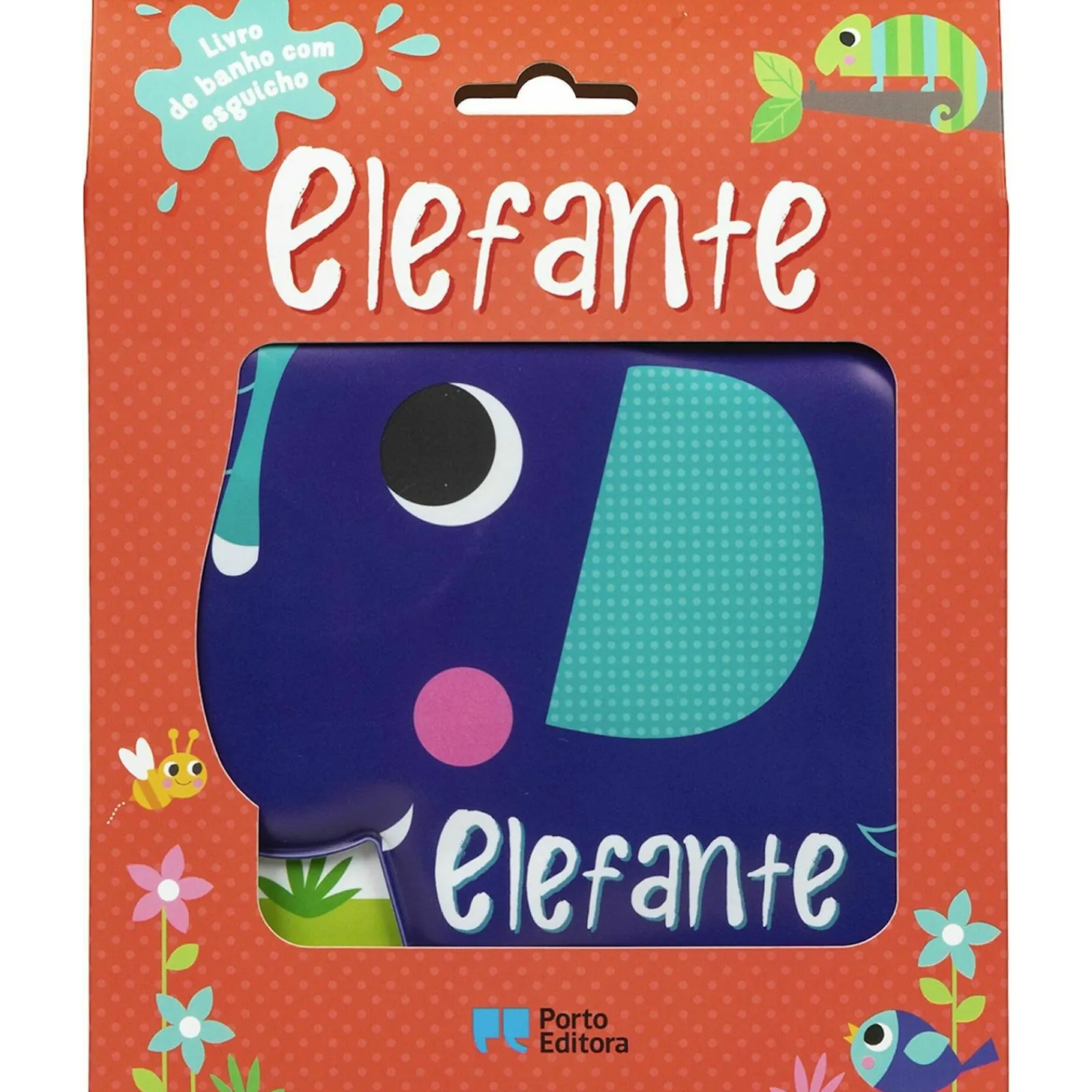 Porto Editora Elefante Livro de Banho com Esguicho^ Bebé