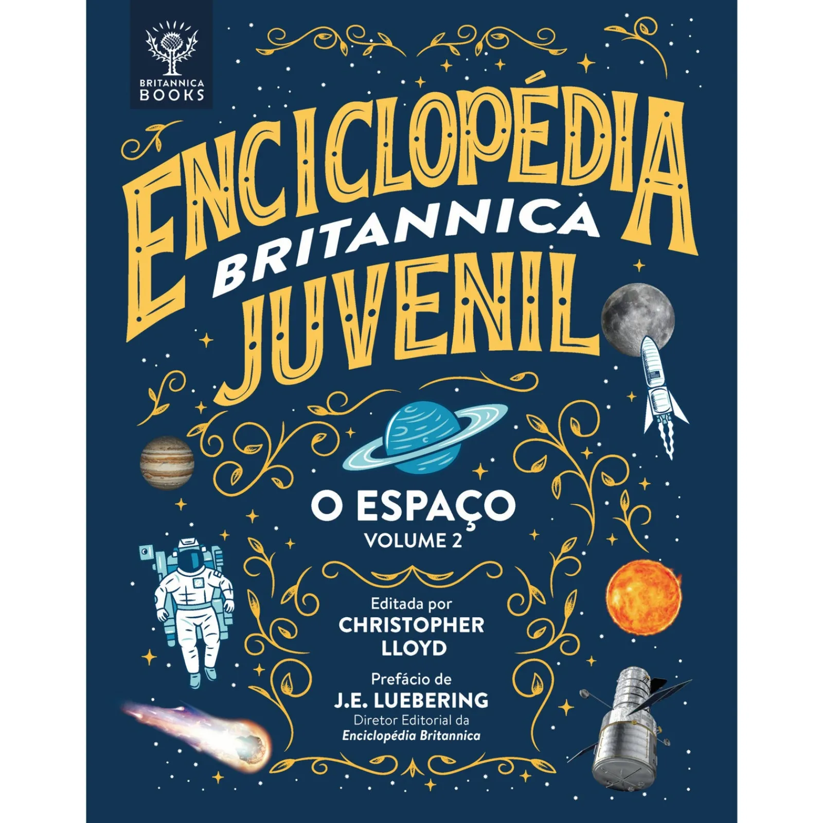 Nuvem De Tinta Enciclopédia Britannica Juvenil - o Espaço (volume 2) de Christopher Lloyd^ Conhecimento