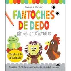 Jacarandá Fantoches de Dedo - Kit de Artesanato^ Atividades