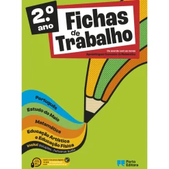 Note! Online Fichas de Trabalho - 2.º Ano - Fichas de Português, Matemática, Estudo do Meio e Expressões^ 1º Ciclo
