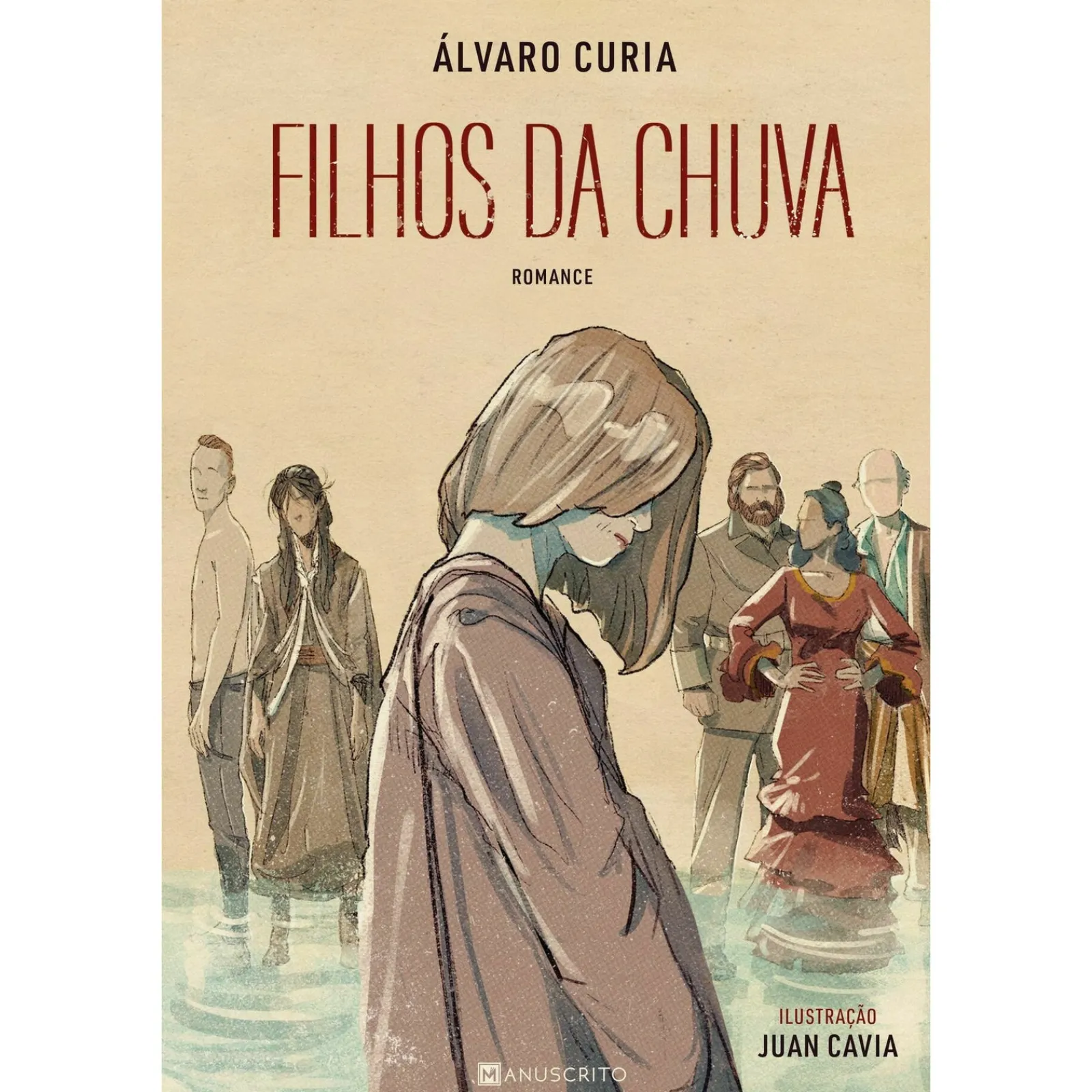 Manuscrito Filhos da Chuva de Álvaro Curia^ Romance