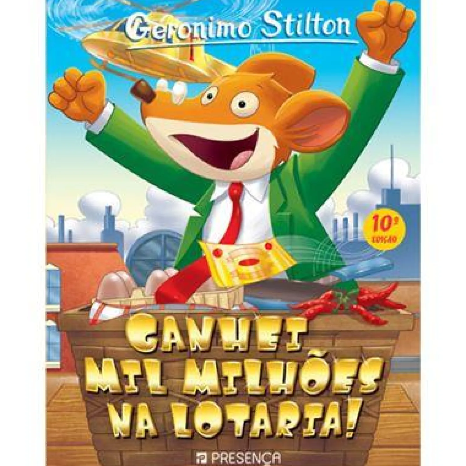 Presença Ganhei Mil Milhões na Lotaria! de Geronimo Stilton^ Coleções Juvenis
