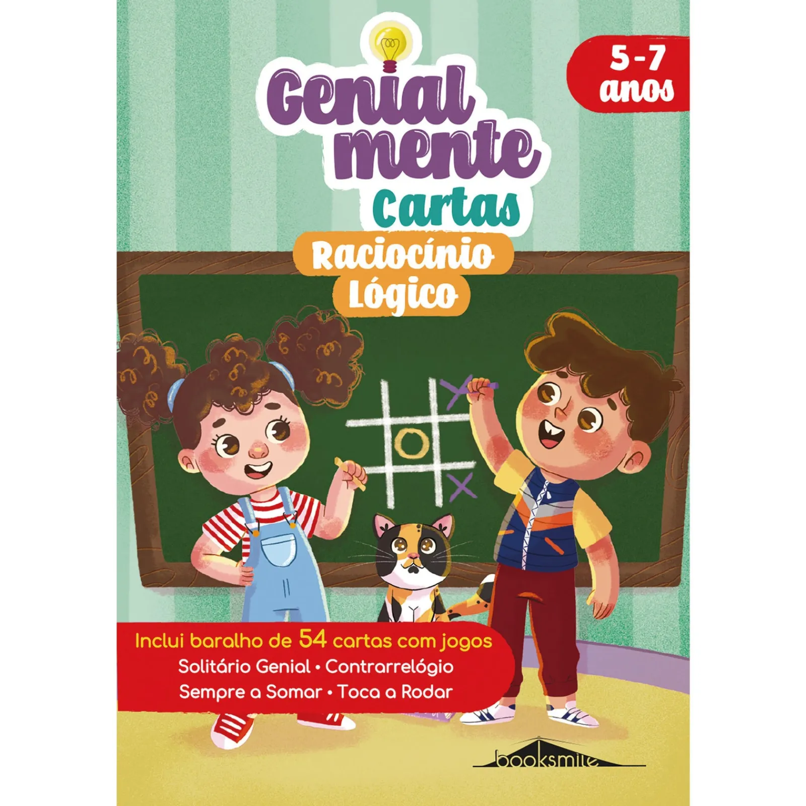 Booksmile Genialmente Cartas - Raciocínio Lógico: 5-7 Anos^ 1º Ciclo