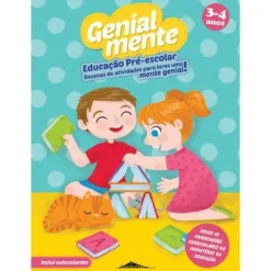 Booksmile Genialmente Educação Pré-escolar 3-4 Anos de Vários Autores - Dezenas de Atividades para Teres uma Mente Genial!^ Pré-Escolar