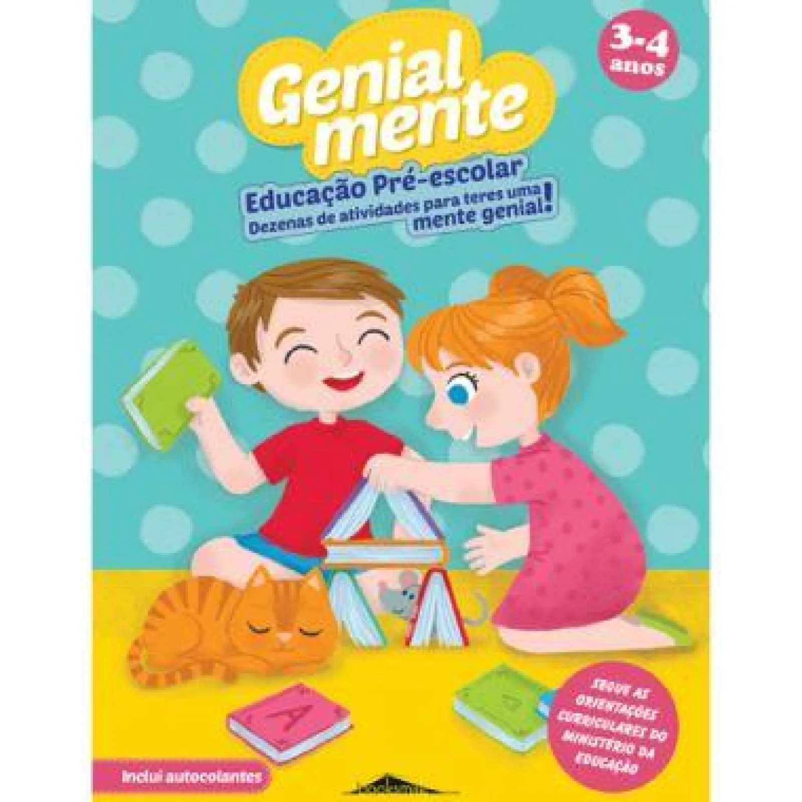 Booksmile Genialmente Educação Pré-escolar 3-4 Anos de Vários Autores - Dezenas de Atividades para Teres uma Mente Genial!^ Pré-Escolar