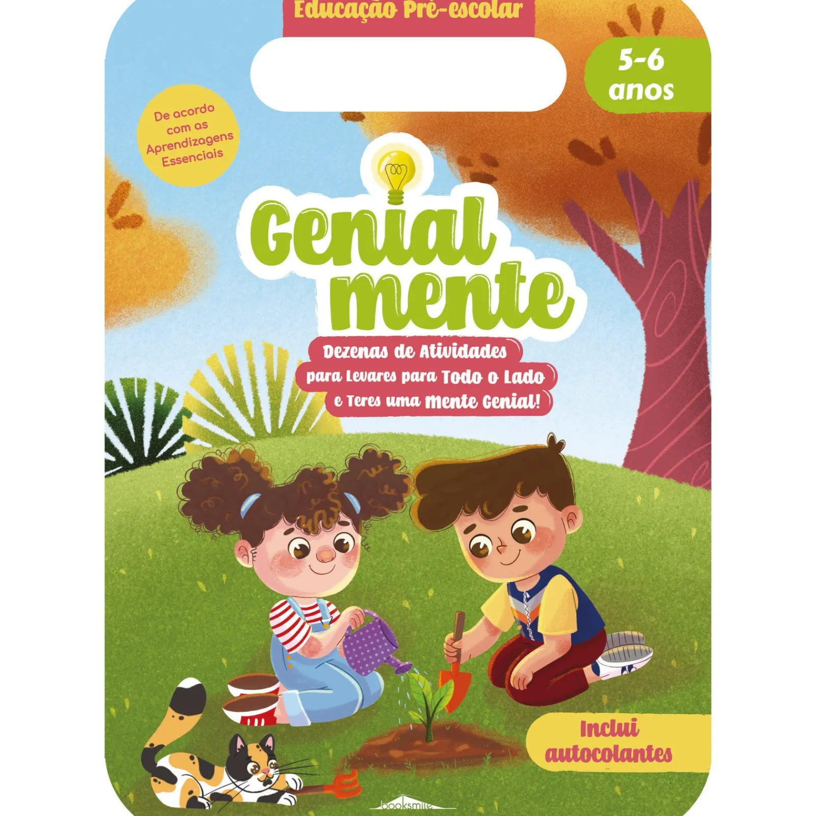 Booksmile Genialmente Educação Pré-escolar 5-6 Anos - Dezenas de Atividades para Levares para Todo o Lado e Teres uma Mente Genial!^ Pré-Escolar