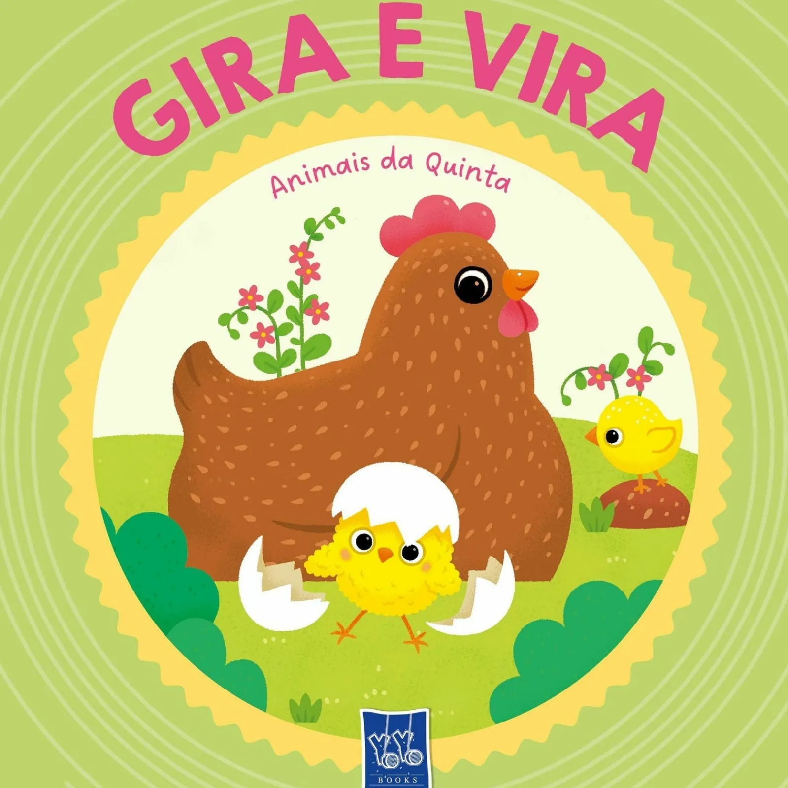 Yoyo Gira e Vira - Animais da Quinta de BOOKS^ Bebé